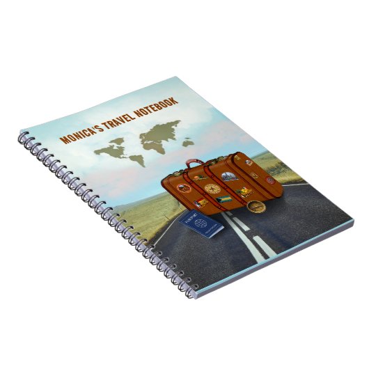 (Anpassbar) ReiseNotebook Notizblock (Rechte Seite)