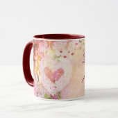(Anpassbar) Romantische Tasse (Vorderseite Links)