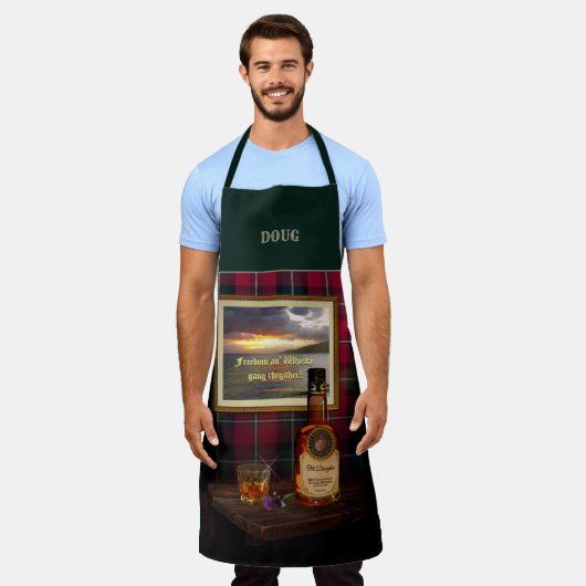 (Anpassbar) Scotch Whisky Schürze (Getragen)