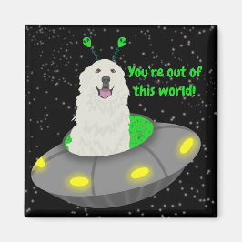 Anpassbar Sie sind aus dieser Welt! Magnet