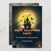 Anpassbar Sie sind eingeladen Halloween-Party Einladung (Vorne/Hinten)