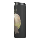 Anpassbar überlebte ich Camping in Kanada Thermosbecher (Nach rechts gedreht)