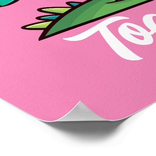 Anpassbar von Anfang an Poster (Ecke)