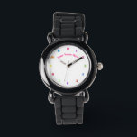 Anpassbar - Wählen Sie Ihre Schriftart / Name hinz Armbanduhr<br><div class="desc">Einzigartige individuell einstellbare Uhr - Wählen Sie / fügen Sie Ihren bevorzugten Hintergrund und Zahlenfarben! Wählen Sie / fügen Sie Ihren Text / Schriftart / Name / Datum / Bild / Bild / Logo ...  oder sonst :) ( Bearbeiten > Alle > Wählen Sie Ihre FavoritenSchriftart )</div>