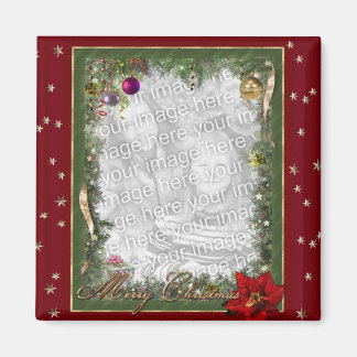 (Anpassbar) Weihnachtsrahmen Magnet