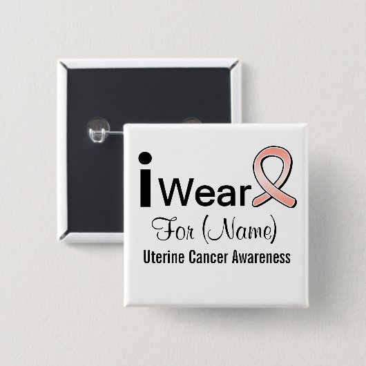 Anpassbar, wenn ich eine Uteruskrebsleiste trage Button (Vorne & Hinten)