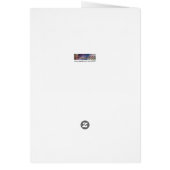 (Anpassbar) Western Style Vatertag Card (Hinten)