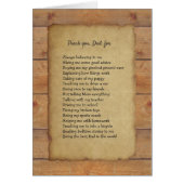 (Anpassbar) Western Style Vatertag Card (Vorne)