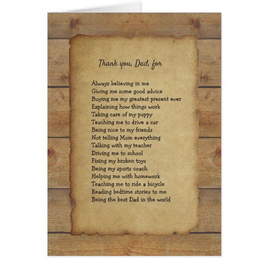 (Anpassbar) Western Style Vatertag Card (Vorne)