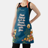 Anpassbar "Wie süß es zu Serve Jehovah ist" Schürze (InSitu)