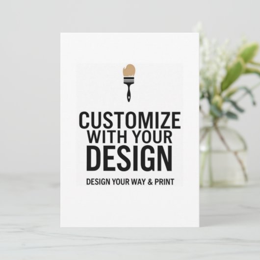 Anpassbare 12x18" Leerlauffördergeschäft Einladung (Stehend Vorderseite)