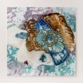 Anpassbare 1920er-Flapper Lady Puzzle, Puzzle (Horizontal)