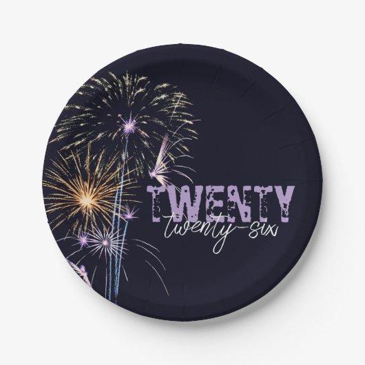 Anpassbare 2026-Papierplatte Pappteller (Vorderseite)