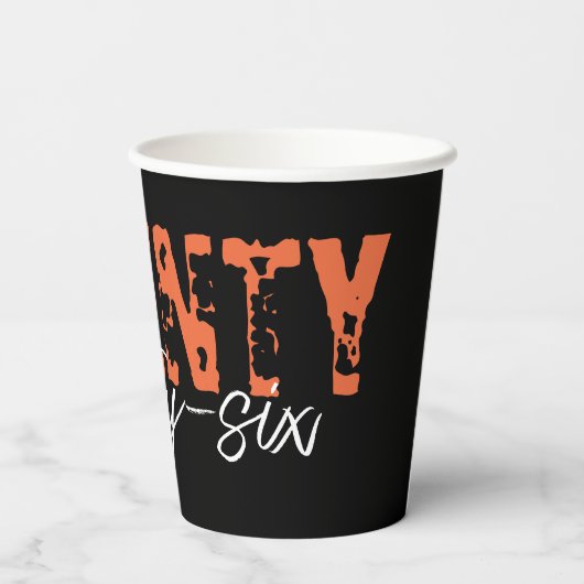 Anpassbare 2026-polierte Papiergruppen Pappbecher (Rückseite)