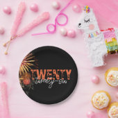 Anpassbare 2026-Teller für gestörte Designpapiere Pappteller (Party)