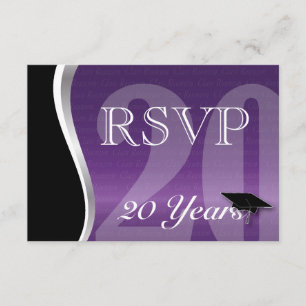 Anpassbare 20-jährige Wiedersehen-UAWG RSVP Karte