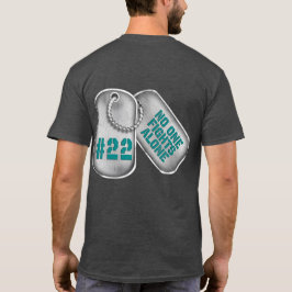 Anpassbare "22 DOG TAGS" T-Shirt