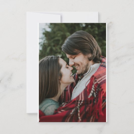 Anpassbare 2-seitige Elegante Scrolls 2 Foto (Vorderseite)