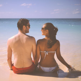 Anpassbare 2-seitige Elegante Scrolls 2 Foto Keramikornament