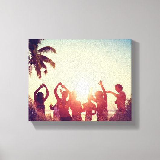 Anpassbare 2-seitige Elegante Scrolls 2 Foto Leinwanddruck (Vorderseite)