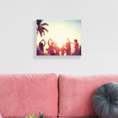 Anpassbare 2-seitige Elegante Scrolls 2 Foto Leinwanddruck (Insitu (Wohnzimmer))