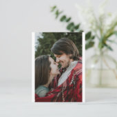 Anpassbare 2-seitige Elegante Scrolls 2 Foto Postkarte (Stehend Vorderseite)