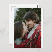 Anpassbare 2-seitige Elegante Scrolls 2 Foto Postkarte (Vorne/Hinten)