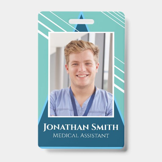 Anpassbare 2-seitige Mitarbeiter-ID-Markierung Bla Ausweis (Vorderseite)