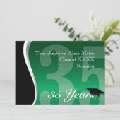 Anpassbare 35-Jahres-Wiedersehen Einladung (Stehend Vorderseite)