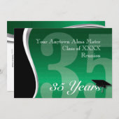 Anpassbare 35-Jahres-Wiedersehen Einladung (Vorne/Hinten)