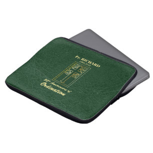 Anpassbare 50. Jahrestag der Ordination Green Laptopschutzhülle