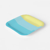 Anpassbare 7"-Square-Papierplatte für Veranstaltun Pappteller (Gewinkelt)