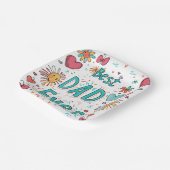 Anpassbare 7"-Square-Papierplatte für Veranstaltun Pappteller (Gewinkelt)