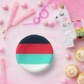 Anpassbare 7-Zoll-Papierbox für Ereignisse Pappteller (Party)