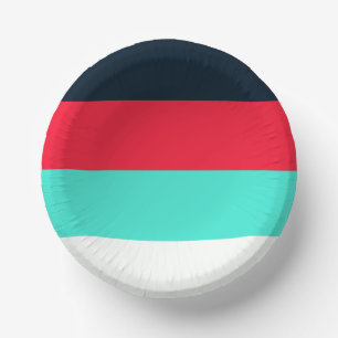 Anpassbare 7-Zoll-Papierbox für Ereignisse Pappteller