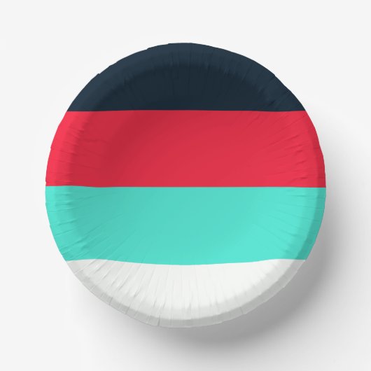 Anpassbare 7-Zoll-Papierbox für Ereignisse Pappteller (Vorderseite)