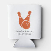 Anpassbare Abdeckung | Retro Bowling Bachelor Part Dosenkühler (Rückseite)