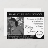 Anpassbare Abschluss-Karte für Foto/Farben Einladungspostkarte (Vorne/Hinten)