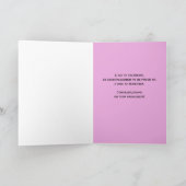 Anpassbare Abschluss-Karte Karte (Innenseite)