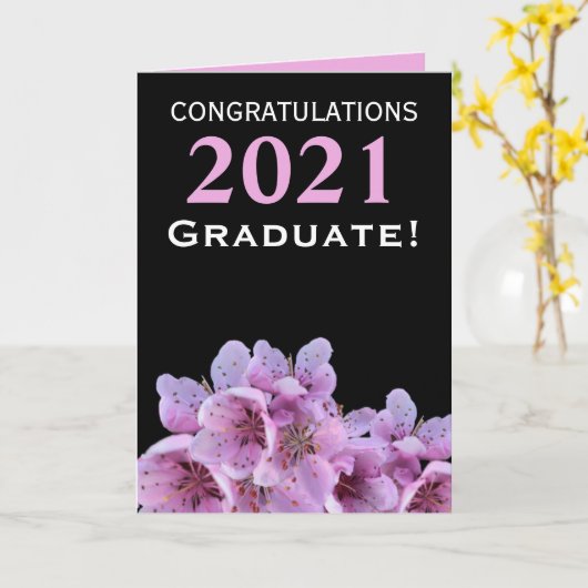 Anpassbare Abschluss-Karte Karte (Gelbe Blume)