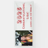 Anpassbare Abschlussfeier Banner (Vertikal)