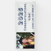 Anpassbare Abschlussfeier Banner (Vertikal)