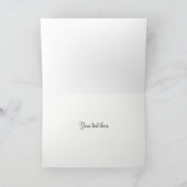 Anpassbare Abstrakte Blumengrafik Dankeskarte (Innenseite)