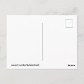 Anpassbare Adlerfestigkeit und Festigkeit des Bald Postkarte (Rückseite)