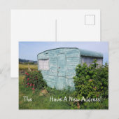 Anpassbare Adressänderung Postkarte (Vorne/Hinten)