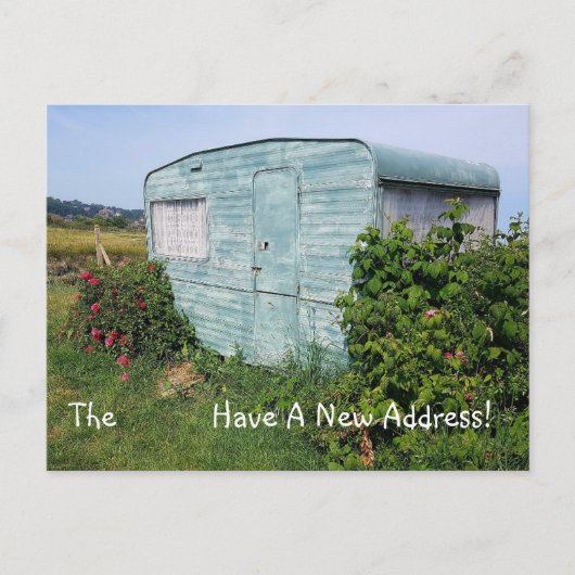 Anpassbare Adressänderung Postkarte (Vorderseite)