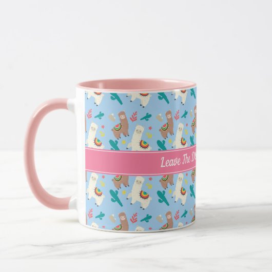 Anpassbare Alpaka/Llama Tasse (Links)