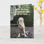 Anpassbare Alt-Timer Karte (Gelbe Blume)