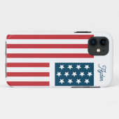 Anpassbare amerikanische Flagge Case-Mate iPhone Hülle (Rückseite (Horizontal))