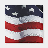 Anpassbare amerikanische Flagge Magnet (Vorne)
